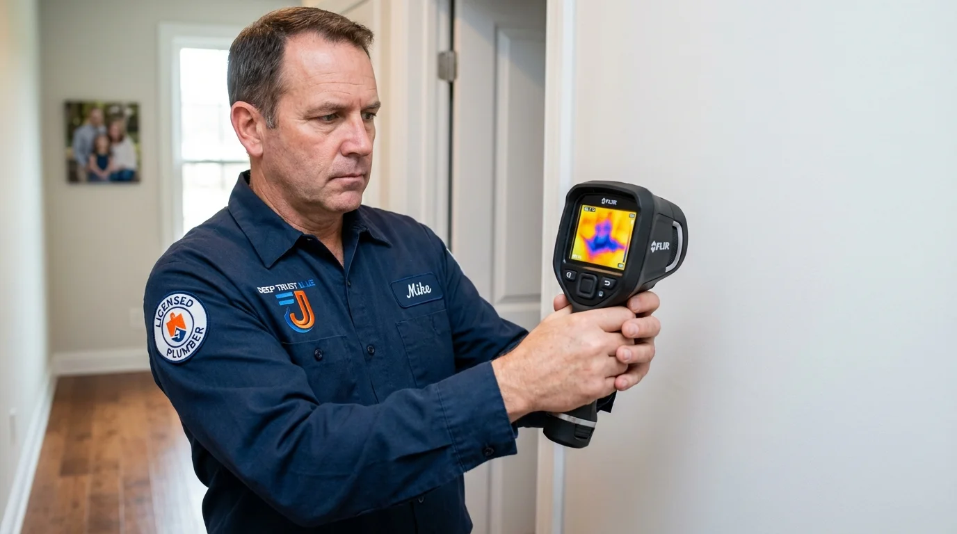 Thermal imaging leak detection by Johns Plumbing LLC in Platteville
